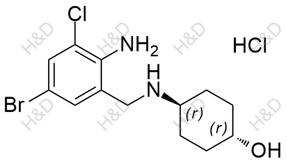 氨溴索杂质32(盐酸盐）结构式