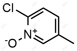 2-氯-5-甲基吡啶-N-氧化物结构式