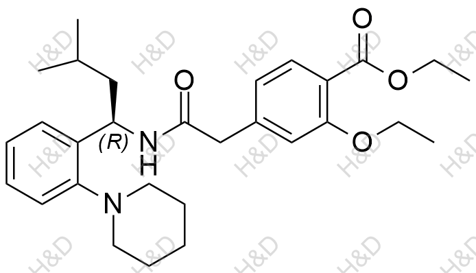 瑞格列奈EP杂质E结构式
