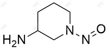 N-亚硝基-3-氨基哌啶结构式