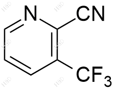 3-三氟甲基-2-吡啶腈化学结构式