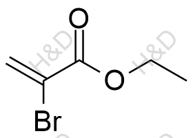 2-溴丙烯酸乙酯化学结构式