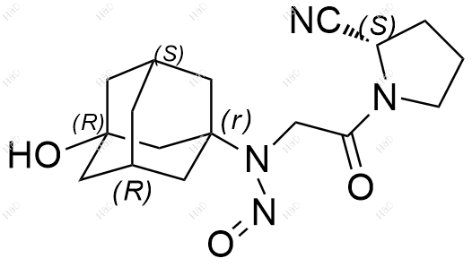 N-亚硝基维格列汀结构式