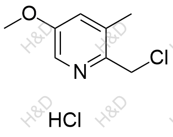 艾普拉唑杂质71(盐酸盐)结构式