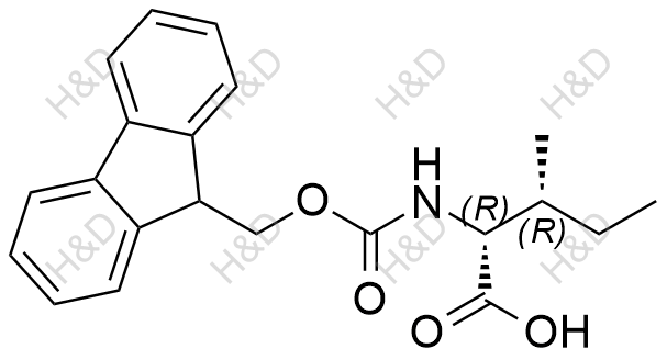 Fmoc-D-异亮氨酸结构式