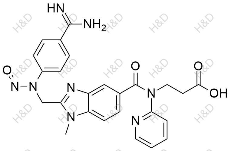 N-亚硝基达比加群结构式