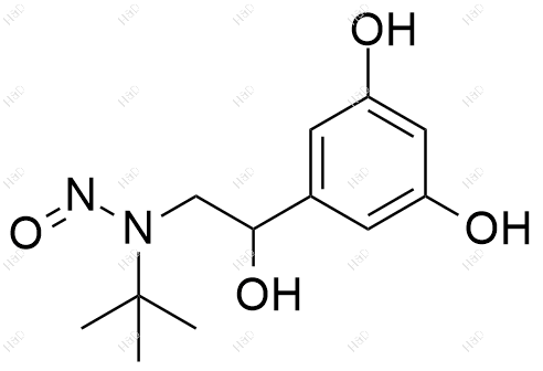 N-亚硝基特布他林结构式