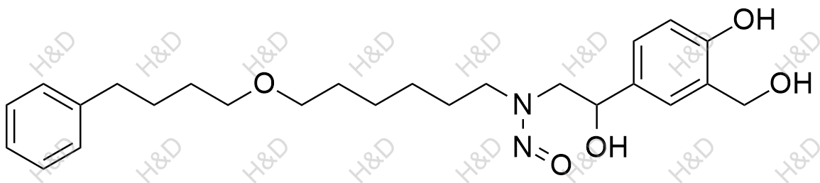 N-亚硝基沙美特罗结构式