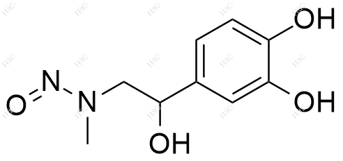N-亚硝基消旋肾上腺素结构式