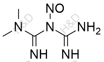 N-亚硝基二甲双胍结构式
