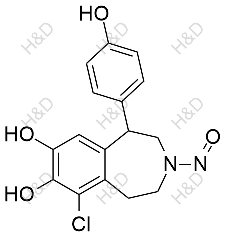 N-亚硝基非诺多泮结构式