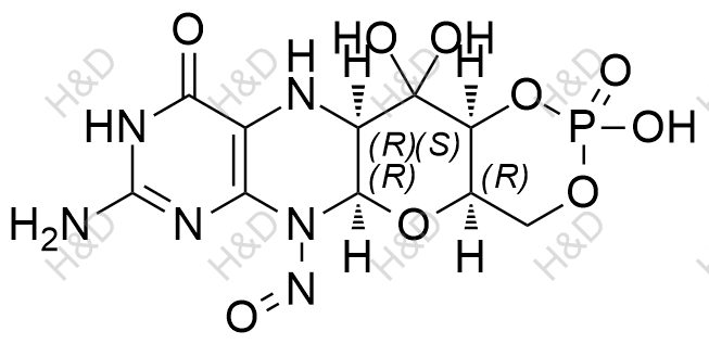 N-亚硝基磷蝶呤2结构式