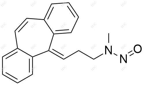 N-亚硝基去甲基环苯扎林结构式