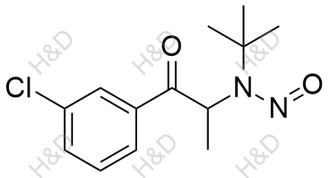 N-亚硝基安非他酮结构式