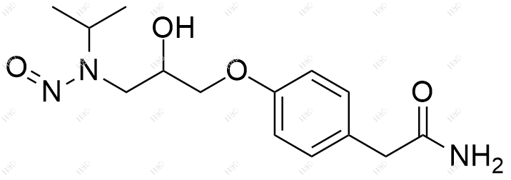 N-亚硝基阿替洛尔结构式