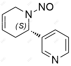 (R,S)-N-亚硝基新烟草碱(NAT)结构式