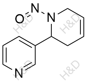 N-亚硝基新烟草碱(NAT)结构式