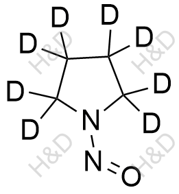N-硝基吡咯烷D8结构式