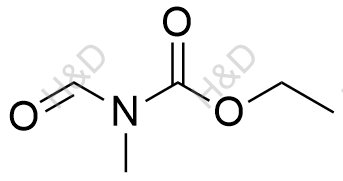 N-甲基-N-亚硝基氨基甲酸乙酯结构式