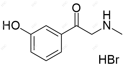 去氧肾上腺素杂质C(氢溴酸盐)结构式