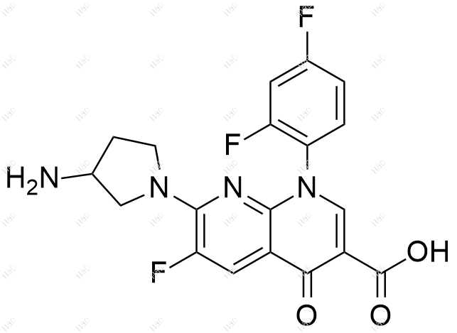 托氟沙星结构式