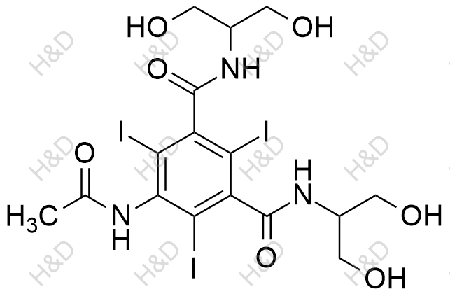 碘帕醇EP杂质C结构式