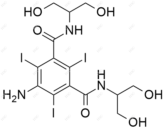 碘帕醇EP杂质A结构式