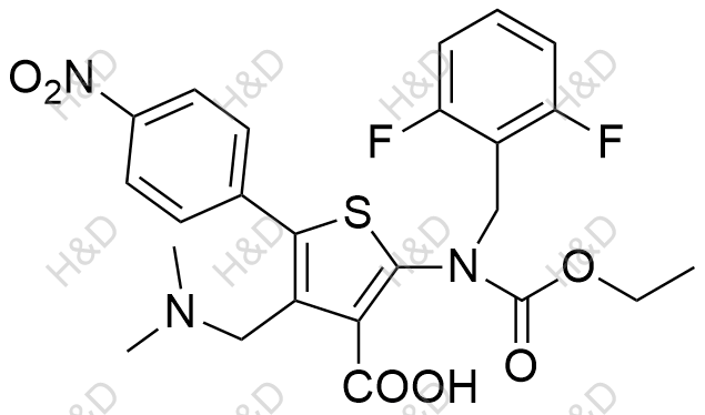 瑞卢戈利杂质2结构式