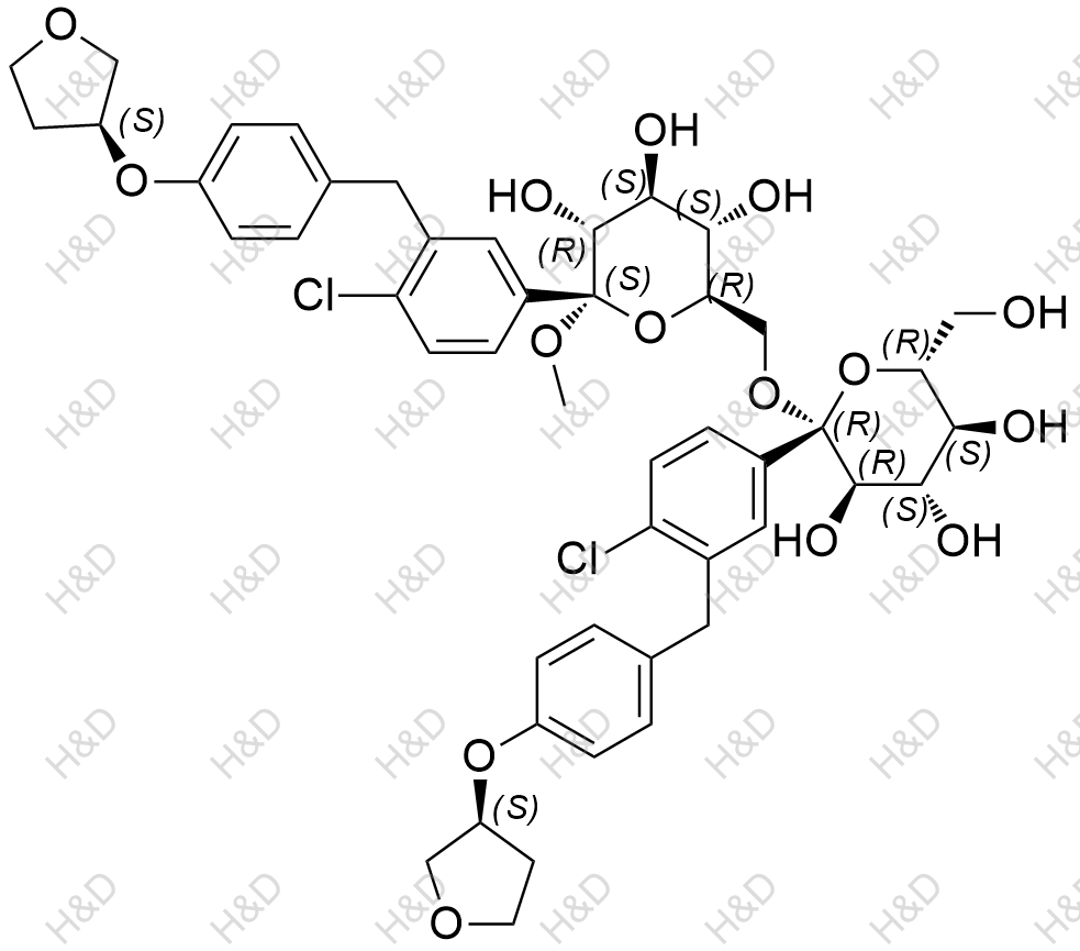 恩格列净杂质142结构式