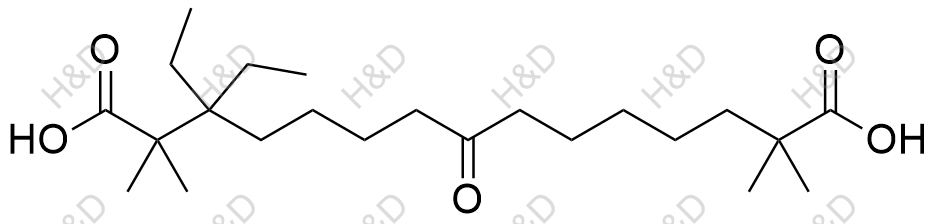贝派度酸杂质3结构式