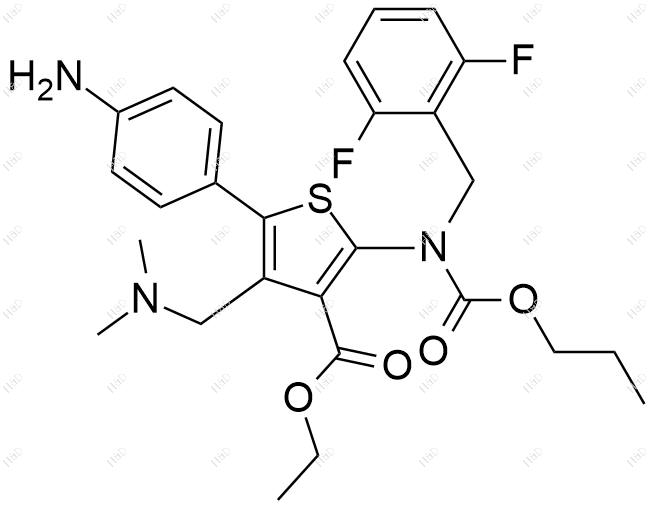 瑞卢戈利杂质116结构式