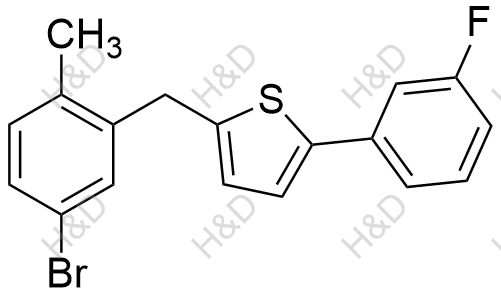 卡格列净杂质90结构式