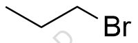 1-溴丙烷化学结构式