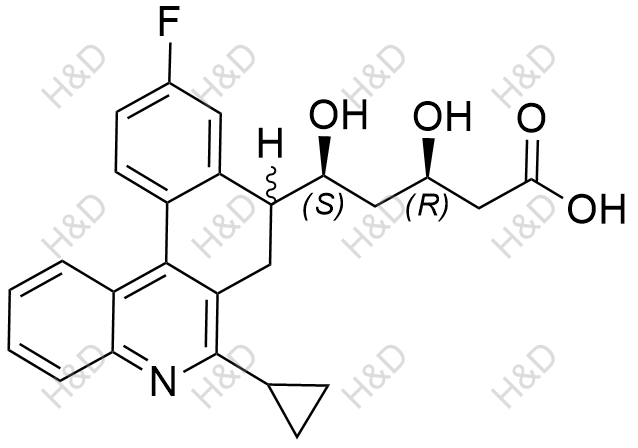 匹伐他汀杂质36（游离）结构式