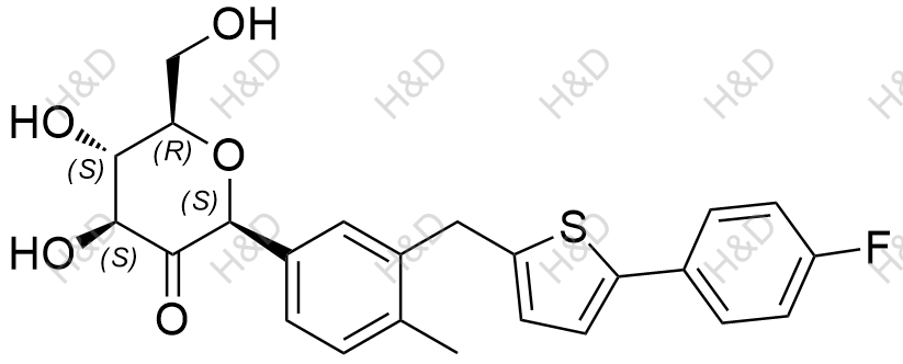 卡格列净杂质92结构式