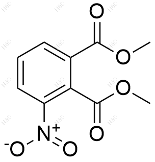3-硝基-邻苯二甲酯化学结构式