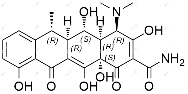 多西环素EP杂质C结构式