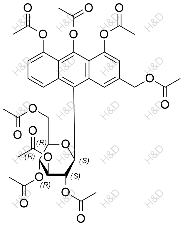 双醋瑞因EP杂质G结构式