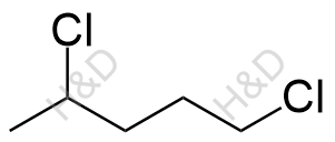 1,4-二氯戊烷化学结构式