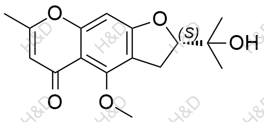 5-O-甲维阿斯米醇化学结构式