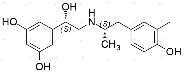 非诺特罗EP杂质C（S,S异构体）结构式