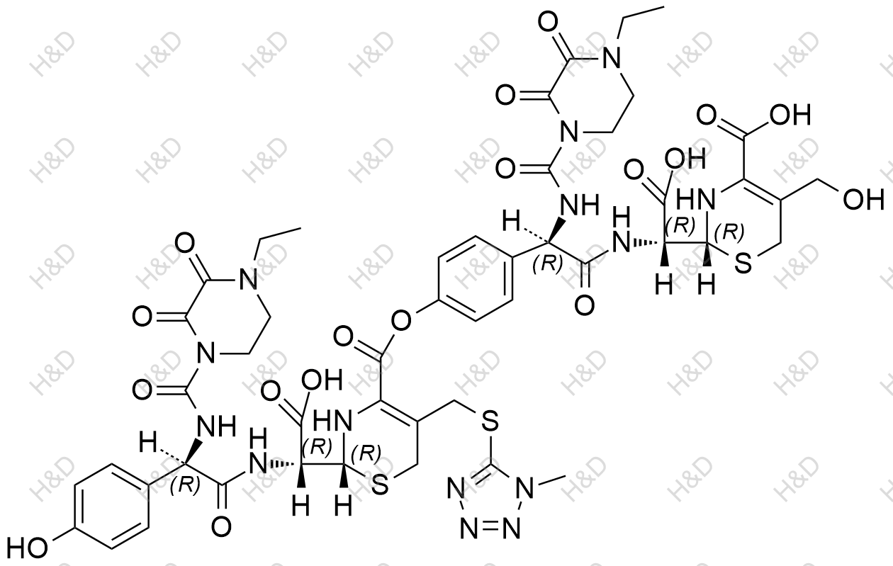 头孢哌酮杂质33结构式