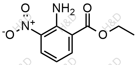 2-氨基-3-硝基苯甲酸乙酯化学结构式