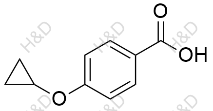 4-环丙氧基苯甲酸化学结构式