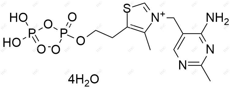 辅羧酶四水合物化学结构式