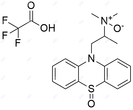 异丙嗪亚砜氮氧化物（三氟乙酸盐）结构式