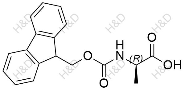 Fmoc-D-丙氨酸结构式
