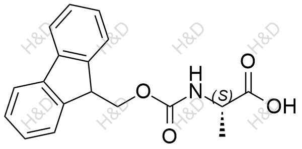 Fmoc-L-丙氨酸结构式