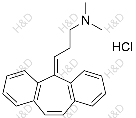 去甲替林EP杂质E（盐酸盐）结构式