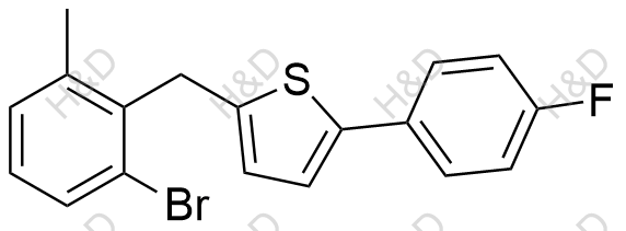卡格列净杂质74结构式
